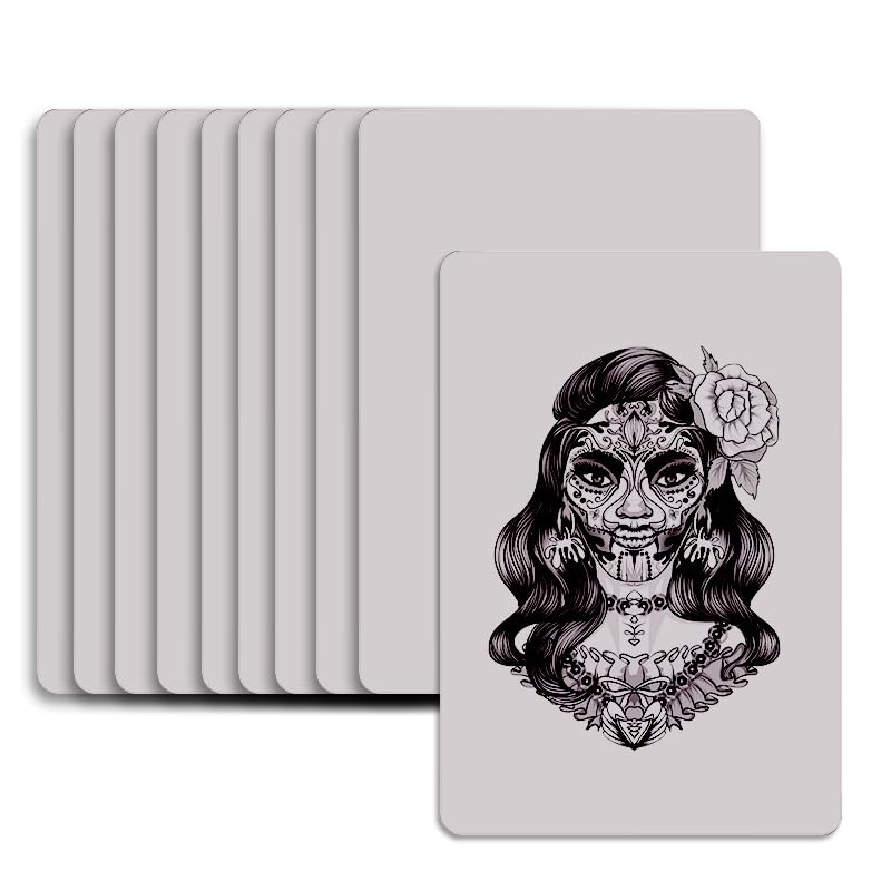 OTBK Ink-Free Tattoo practice skin, 10 Sheets 7.9x12 Inch Practice Skins, Suitable for Beginners and Experienced Artists Using Tattoo Skins to Practic (10 pcs # 3MM Inkless Blank Tattoo Practice Skin)