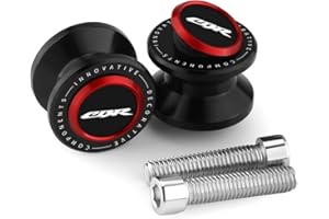 GOXMOTO Motorcycle Swingarm Spools Sliders Rear Stand Frame Sliders Compatible with H.onda CBR600RR CBR1000RR 2003-2020 2021 2022 2023 2024 2025 CBR 600RR 1000RR CBR600 F2 F3 F4 Accessories (Red)