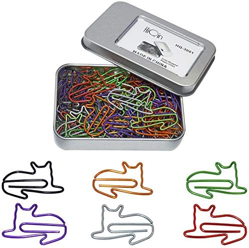 Funny Paper Clips Assorted Colors