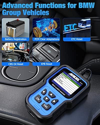 Ancel All Systems Obd2 Scanner For Bmw Mini Rr Check Engine Abs Airbag Tcm Windows Brake 4wd Hvac Diagnostics With Battery Registration Cbs Epb Etc Bms Oil Reset Pcm Clear Adaptations In Dubai Uae Whizz Code Readers Scan Tools
