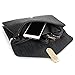 Designer Evening Envelope Clutch Bags Wristlet Purse Cross Body Bag with Chain (Gold)