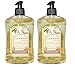 A LA MAISON de Provence Sweet Almond Liquid Hand and Body Soap (Pack of 2) With Coconut Oil, Argan Oil and Vitamin E, 16.9 fl oz Each