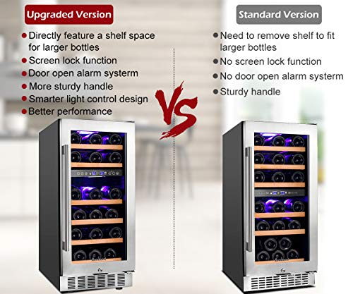 2 %25E3%2580%2590Upgraded%25E3%2580%2591Aobosi+Refrigerator+Stainless+Champagne+Freestanding