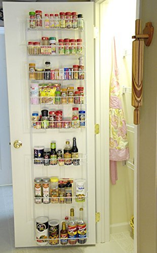 24 Inch Wide Adjustable Door Rack Pantry Organizer