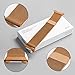 hooroor for Fitbit Ionic Bands Small and Large for Women Men, Fully Magnetic Closure Clasp Mesh Loop Milanese Stainless Steel Metal Band (Burnt Orange, Small)