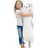 Dalmao 36" Cat Stuffed Animal, Soft Long Pillow Doll Cute Cartoon Kitten Plush Body Pillow Plushies Toy Gift for Kids, Girls, Birthdays, Valentine's, Christmas