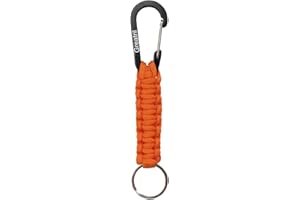 GREATRIL Keychain Carabiner with Key Ring Paracord Key Chain Hanger Heavy Duty Clips for Outdoor Boys/Girls/Men/Women