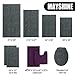 MAYSHINE Bathroom Rug Set | Soft Plush Chenille Bath Mats with PVC Non-Slip Backing, Absorbent Washable Quick Dry Area Rug Sets for Bathroom Floor | 32