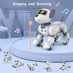 Robot Dog Toys for Kids Age 3-9, Programmable