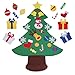 SHOONRY Felt Christmas Tree Set Ornaments DIY Home Decoration Wall Hanging for Christmas, New Year, Various Festivals