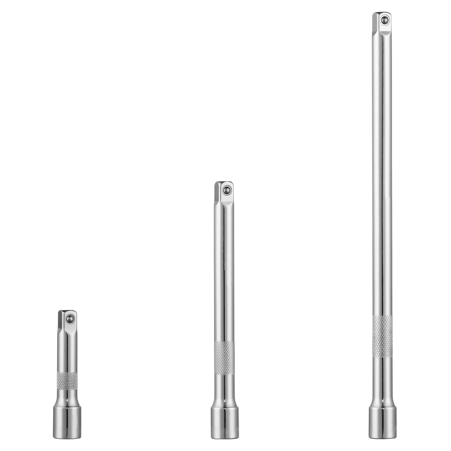 Nikcrlo Socket Extension Set - 1/4 Inch Drive Extension Set, Chrome Vanadium Steel