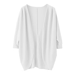 ADJHDFH Cardigan For Women Dressy Batwing Tops For