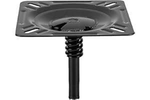 Luocute Boat Seat Pedestal Base, Shock Absorbing Spring Structure 3.1mm Galvanized Steel Mount with Locking Pin for 3/4 Inch 