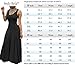 Imily Bela Women's Sleeveless Pleated Swing Maxi Cocktail Dress Floor Length, Black, X-Large