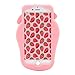 iPhone 6S Case, MC Fashion Cute 3D [Flowing Liquid Floating Glitter Stars], Shockproof and Protective Soft Flexible Silicone Case for Apple iPhone 6S & iPhone 6 (Strawberry/Pink)