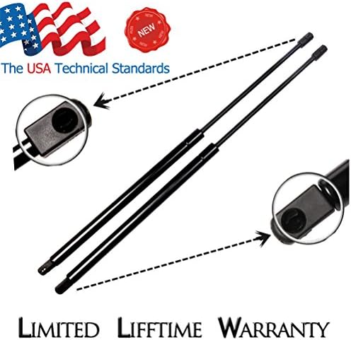 IAQWE Nissan 350Z 2003-2009 Gas Charged Rear Hatch Lift Support, Pack of 2