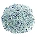 Top Plaza Natural Fluorite Tumbled Chips Crushed Stones Reiki Healing Quartz Crystals Irregular Shaped Gemstones 0.45lb