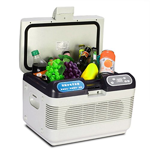 Car Refrigerator Jadeking@ 12L White Refrigeration, Cold And Warm Car Home Dual Double Cooling 220V AC / 12V DC