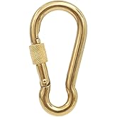 PROND Locking Carabiners, Heavy Duty Carabiner, 316 Stainless Steel Screw Lock Carabiner Hooks