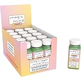 Magic Mind Energy And Focus Drink Shots - Stress Relieving, No Jitters, Ashwagandha, Vitamin B12, Vitamin C, Matcha Green Tea, Functional Mushrooms - 2 FL Oz (15 Pack)