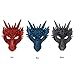 Coxeer Party Mask 3D Dragon Cosplay Mask Party Costume Mask for Mardi Gras
