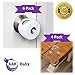 Door Knob Safety Cover for Child Safety (6 Pack) - Minimal Baby Proofing Knob Covers for The Door Handle | Baby Proof Child Proof Safety Locks for Kids, Toddlers, Babies | 4 Clear Corner Guards