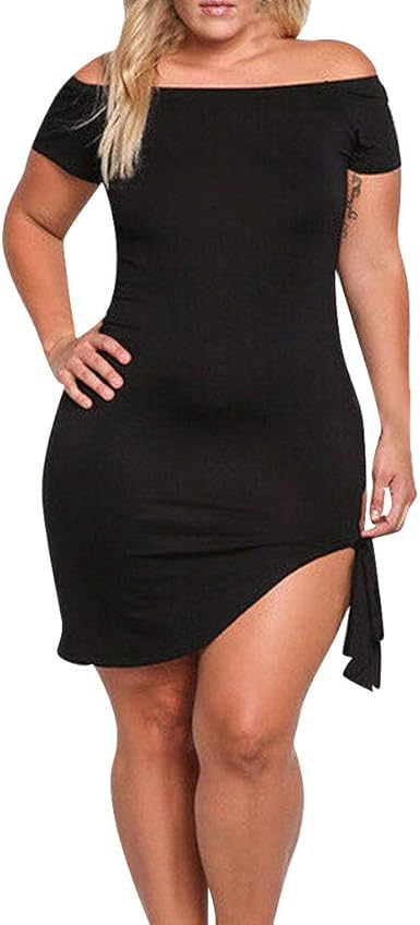 amazon plus size club dresses