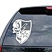 Death Skull 75th Ranger Regiment Decal Sticker Car Truck Motorcycle Window Bumper Laptop Wall Decor - Size (05 inch / 13 cm Tall) - Color (Matte White)