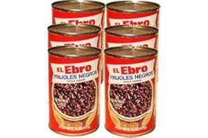 El Ebro Cuban Style Black Beans. 6 cans, 15 oz each