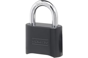 Master Lock 178D Set Your Own Combination Lock, Die-Cast, Standard, 1 Pack, Black