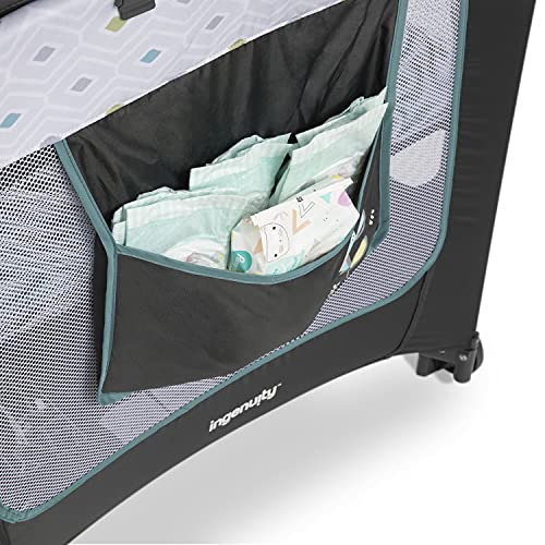 Ingenuity Smart and Simple Portable Playard with Changing Table, Play
