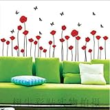 DIY Flower Wall Sticker Decals LW933