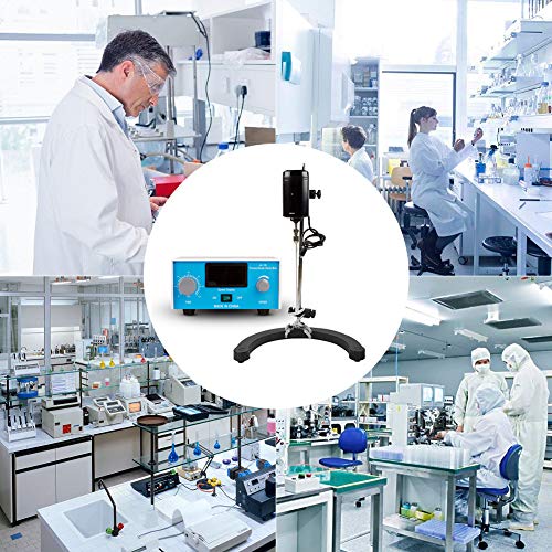 Wellish Electric Overhead Stirrer Lab Mixer Blender with Stir Bar Costant Speed 0-3000RMP 120W Digital Magnetic Mixer for Lab Industry Processing Range 50-250L - Thumbnail 6