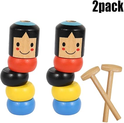unbreakable wooden man magic toy