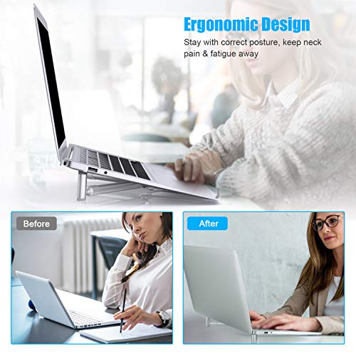 Portable Laptop Stand for Airflow, Adjustable Laptop Stand for MacBook