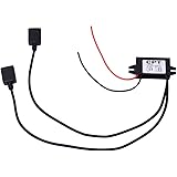 TOOGOO(R) DC Convertidor 12V a 5V 3A Doble 2 USB a Voltaje del Regulador de Energia Automatico de despresurizacion