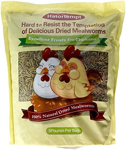 Gardenpt 5LBS 100% Natrual Dried Mealworms by Mighty Mealworms (5 LB)