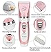 Pet Grooming Clippers, Kedda Rechargeable Cordless Dog Grooming Clippers Kit Low Noise Electric Hair Trimming Clippers Set For Small Medium Large Dogs Cats Other Animals (pink)