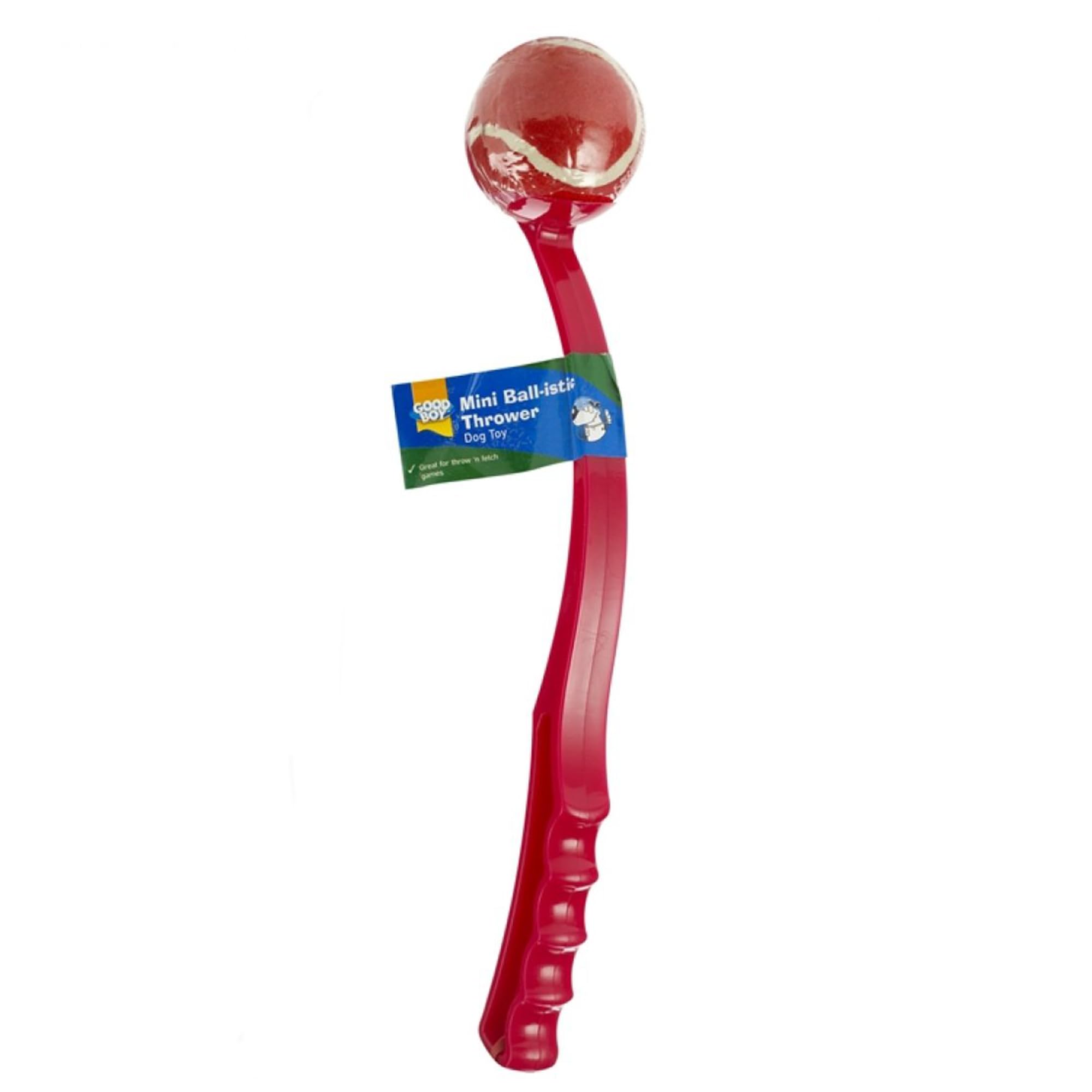 Dog Toy Good Boy Mini Ball-istic Thrower Ball Launcher, Colour may Vary