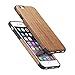 TabPow iPhone 6 Case, Phone 6s Case, [Shockproof][Drop Protection][Heavy Duty] Dual Layer Slim Hybrid PU Wood Case Cover for iPhone 6 / iPhone 6S (4.7 Inch) (Rosewood)