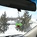 BANBERRY DESIGNS Teacher Angel Hanging Ornament with Apple Charm and Heart - Thank You & Appreciation - Engraved, and Enameled - 2-1/2 Inch H - Christmas & Special Occasion Gift