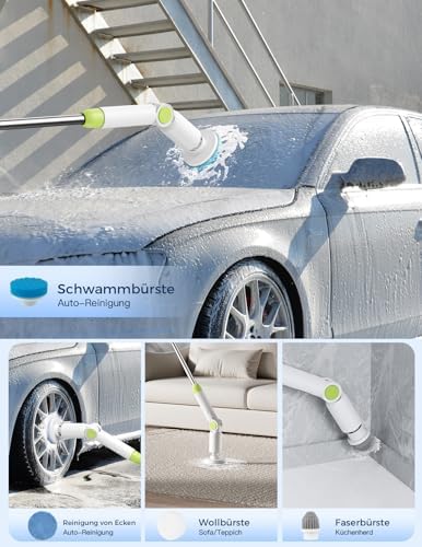 Elektrische Reinigungsbürste IPX7 5000mAh Akku Reinigungsbürste