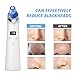 Blackhead Remover - XFJ Blackhead Vacuum Cleanser With 4 Removable Probes LED Display Rechargeable Blackhead Removal Tool Come With USB Charging Cable