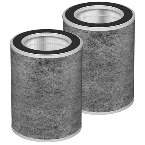 Photo 1 of HP201 True HEPA Filter Replacement Compatible with Shark HP200 Series, Models HP201, HP202, HP301, HP302, UA205, AP1000 3-in-1 Max HC501, HC502 Air Cleaner Purifier, 2 Pack