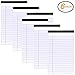 Emraw White Jr. Perforated Edge Legal Ruled Universal 50 Sheets Letter Writing Pad- 50 Ct. 5 Inch X 8 Inch (Pack of 6)