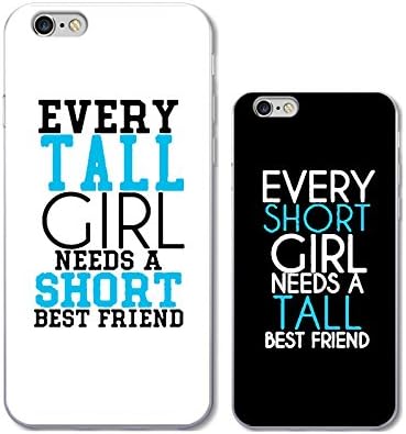 iPhone6Plus/6S Case for Best Friend-TTOTT Every Girls or Boys Need Stylish Scratch-Resistant and Shockproof Protective Back Case, Left One for iPhone 6s Plus/6Plus and Right One for iPhone 6/6S