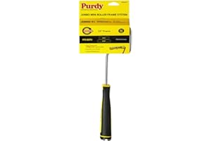 Jumbo Mini Roller & Frame Combo - 4-1/2" White Dove Cover