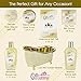 Spa Gift Basket with Sensual Rose & Jasmine Fragrance - Best Christmas, Anniversary, Birthday Gift for Women - Spa Gift Set Includes Shower Gel, Bubble Bath, Bath Fizzer, Body Scrub, and Bath Salt