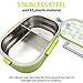 Leakproof Stainless Steel Thermal Bento Lunch Box-Divided Lunch Container & Insulated Bag:Eco Friendly Portable,Lightweight and Suitable for School, Work, Kids, Adults, Men, Women Green)