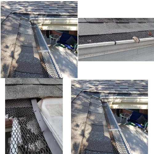 12.7CMX600CM Heavy Duty Aluminum Mesh Gutter Guard for Gutter Leaf Cutting 5" x 236"
